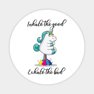 Yoga Rainbow Unicorn Magnet